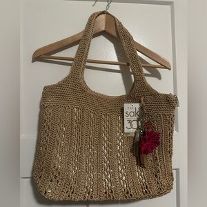 The Sak Casual Classics Large Tote Bag 1970s Vintage Inspired NWT